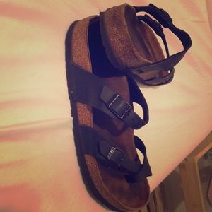 Black Mayari Birkenstock Sandals